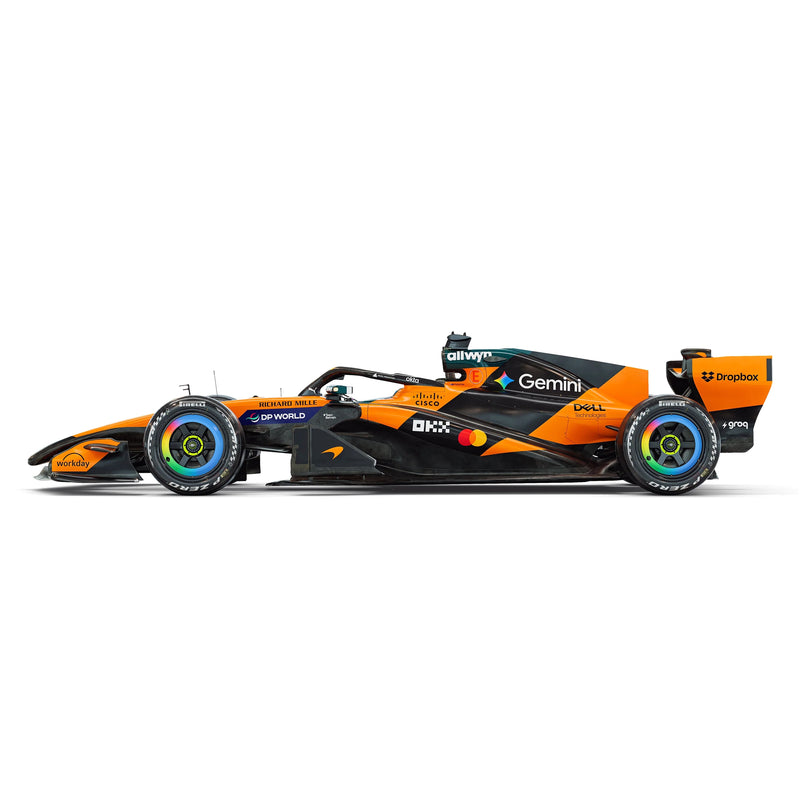 Oscar Piastri 2026 McLaren MCL40 1:8 Scale Model - Miami GP Amalgam Collection