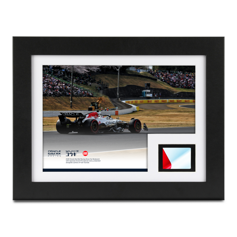 Yuki Tsunoda 2025 Oracle Red Bull Racing Show Car Bodywork and Photo - Japanese GP Edition