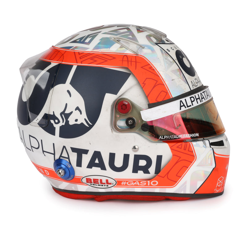 LOT 142 - Pierre Gasly 2022 Signed Race Used Helmet – Australian GP