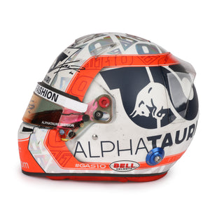 LOT 142 - Pierre Gasly 2022 Signed Race Used Helmet – Australian GP