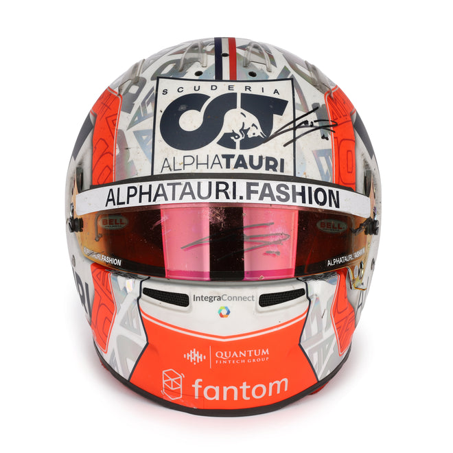 Season Launch LOT 409 - Pierre Gasly 2022 Signed Race Used Helmet – Australian GP