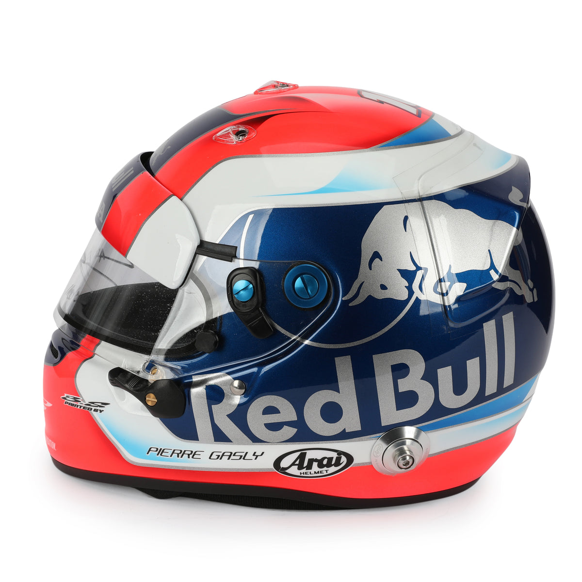 LOT 001 - Pierre Gasly Signed 2018 Race Used Red Bull Toro Rosso Honda Helmet