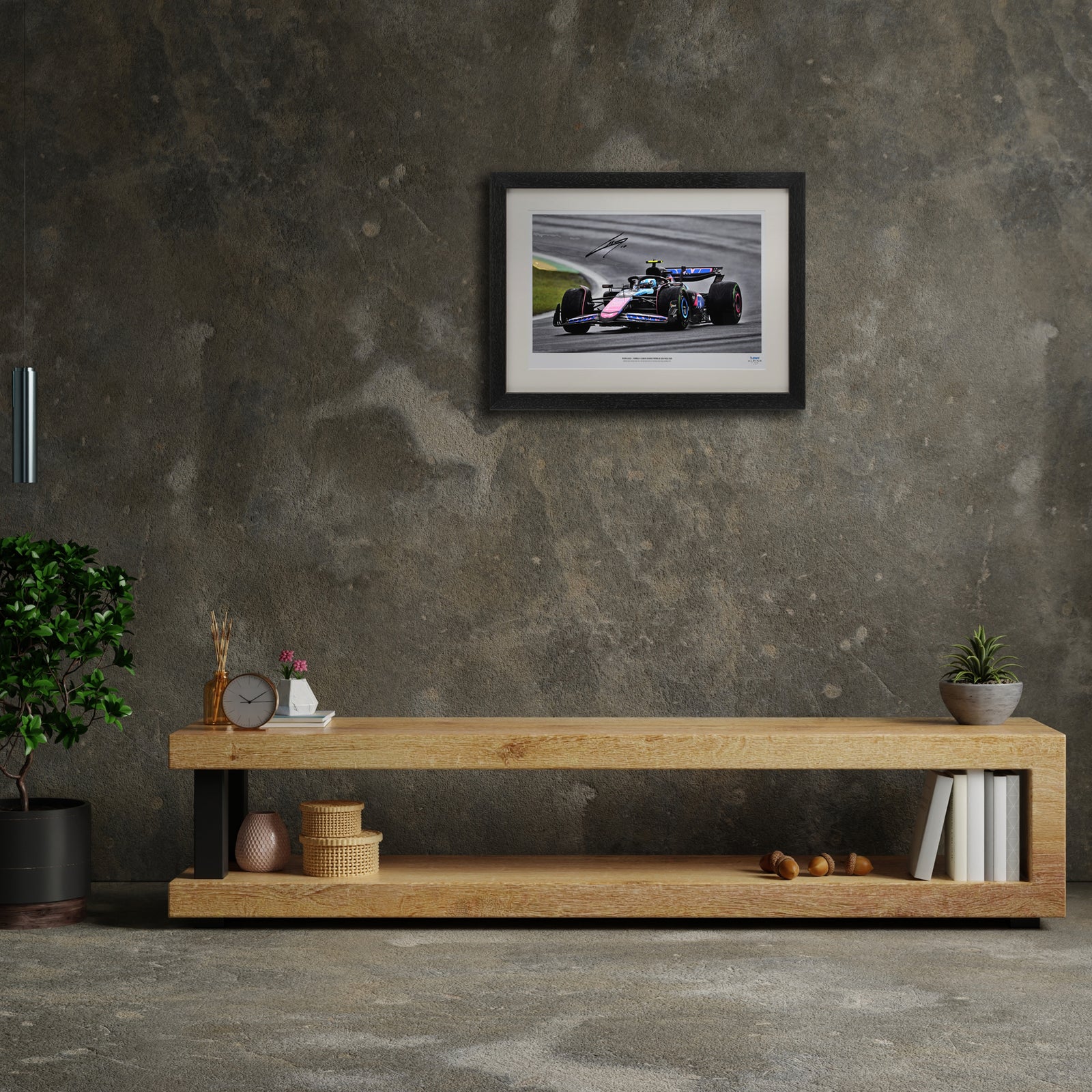 Pierre Gasly 2024 Signed Alpine Print - Brazilian GP