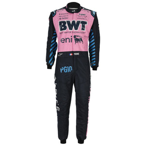 LOT 044 - Pierre Gasly 2025 Alpine F1 Team Signed Race Used Suit - Bahrain GP