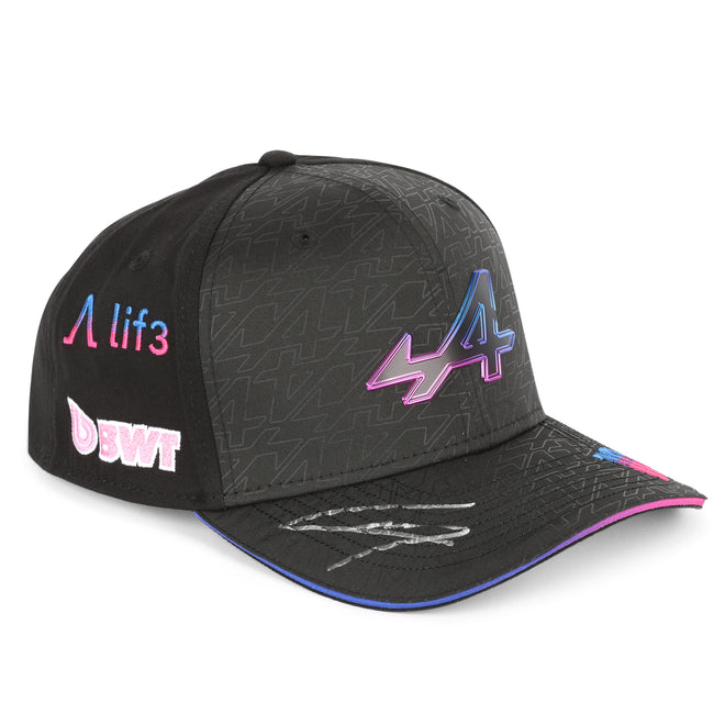 Pierre Gasly Signed 2025 BWT Alpine Formula One Team Official Driver Cap - Las Vegas GP