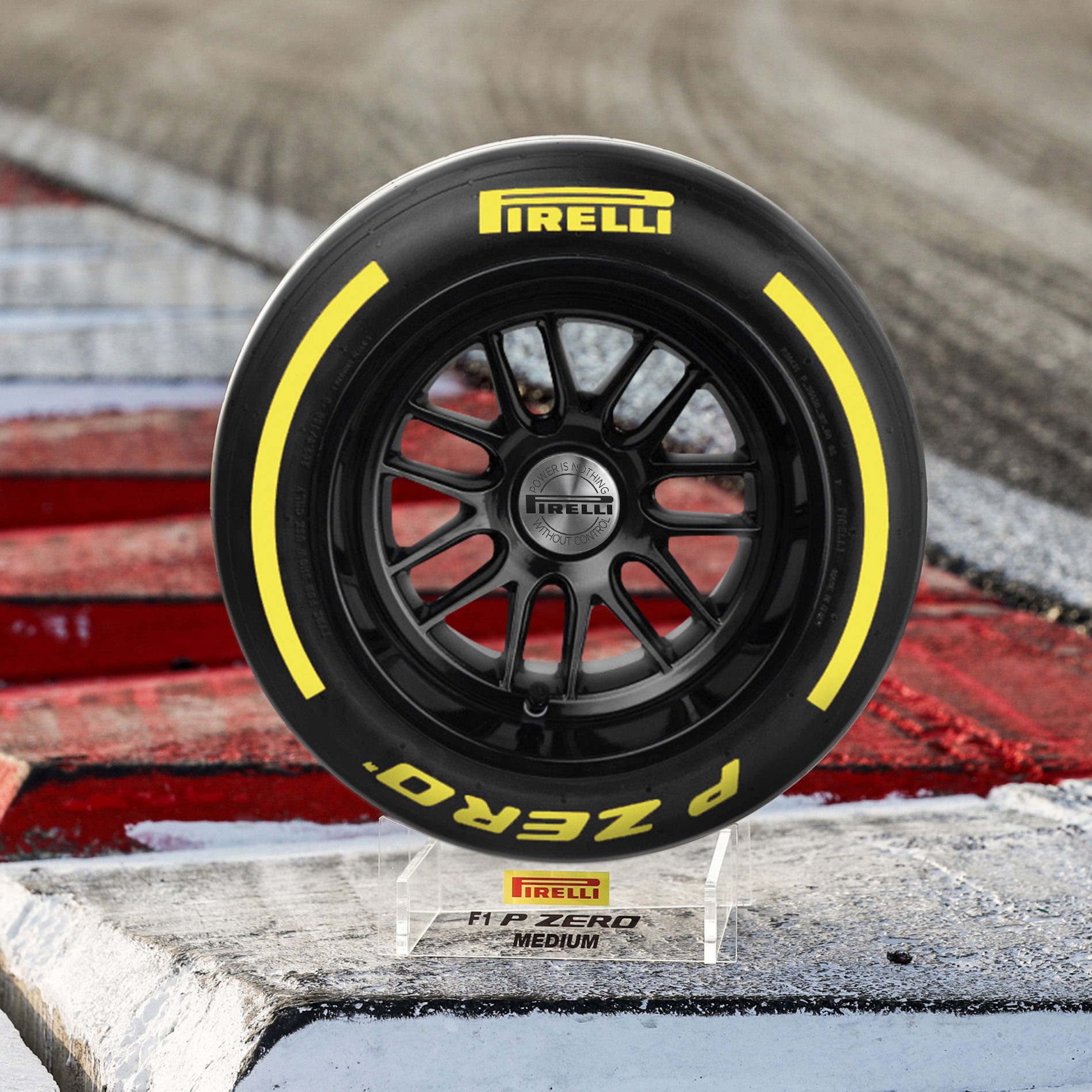 Pirelli Wind Tunnel Tyre 2023 - Yellow Medium Compound