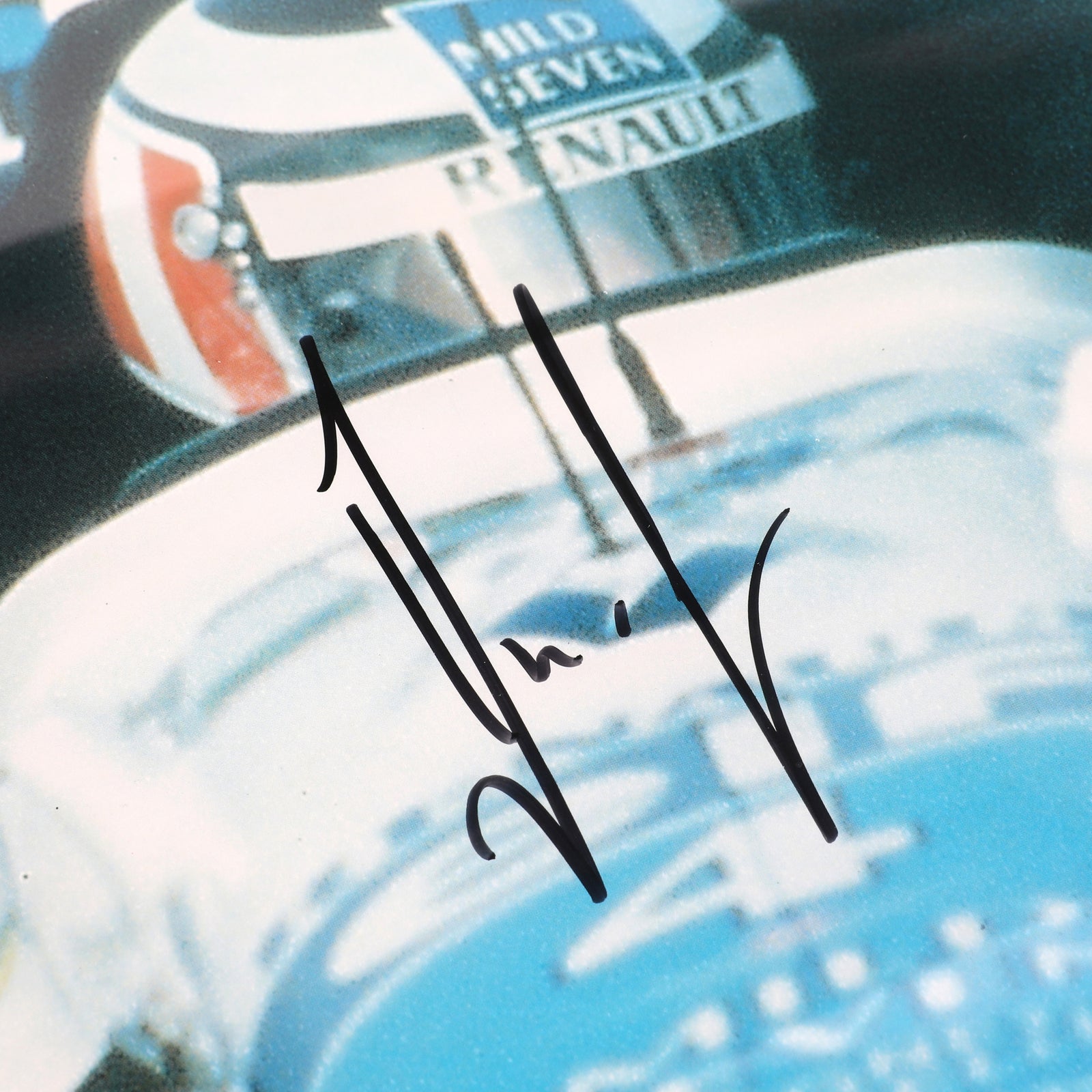 The Miami Auction LOT 013 - Poster 1996 Brazil GP- Schumacher, Villeneuve, Piquet, Hill & Berger Signed Framed