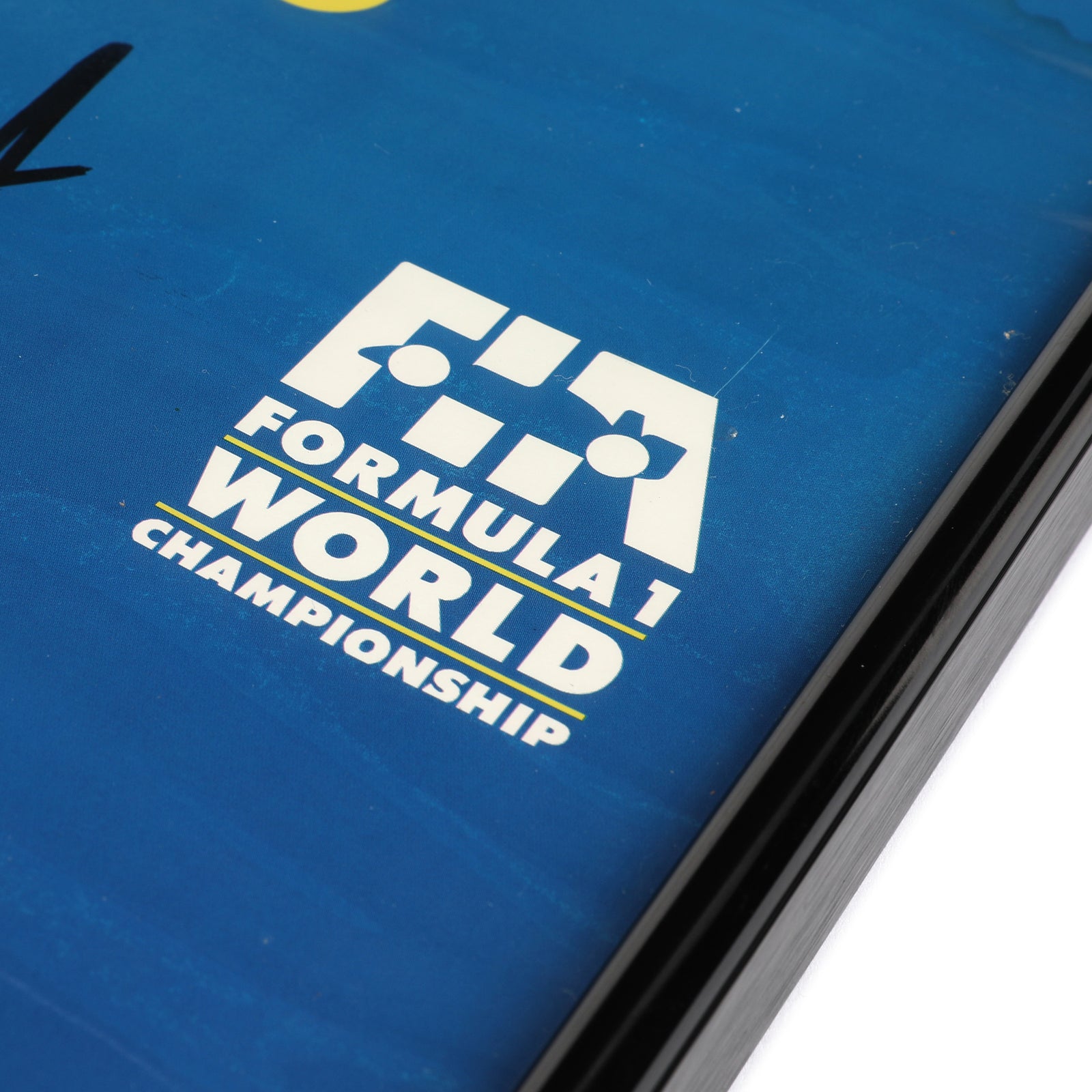 The Miami Auction LOT 013 - Poster 1996 Brazil GP- Schumacher, Villeneuve, Piquet, Hill & Berger Signed Framed