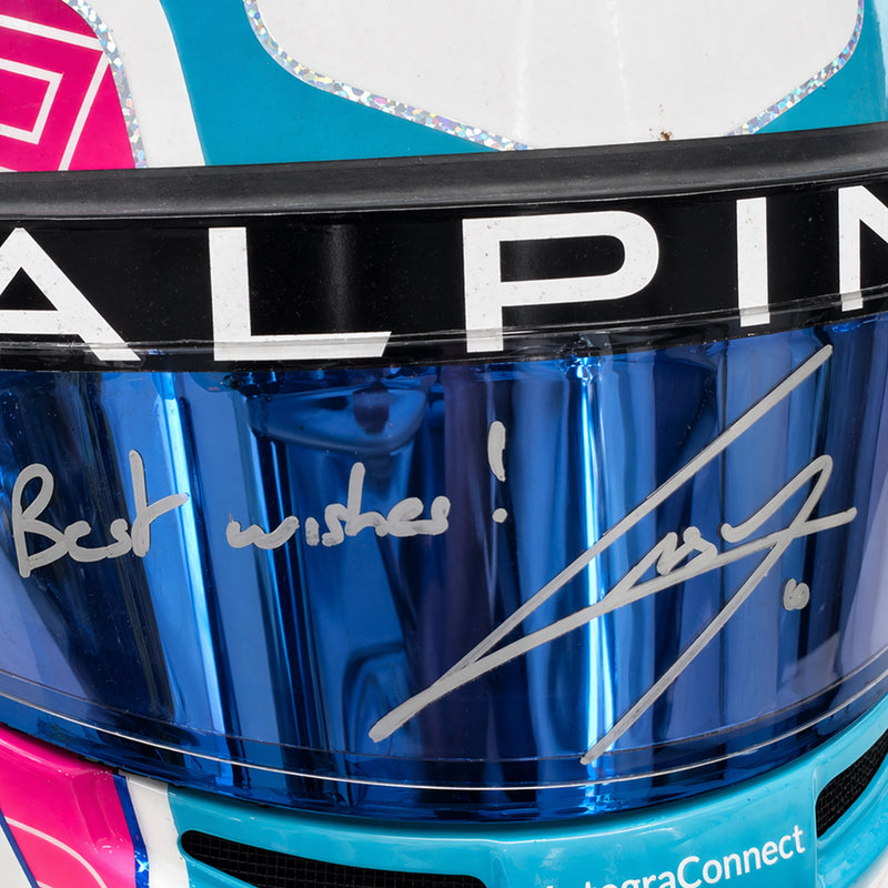 Pierre Gasly 2023 BWT Alpine Formula One™ Team Helmet - Miami GP Used Signed