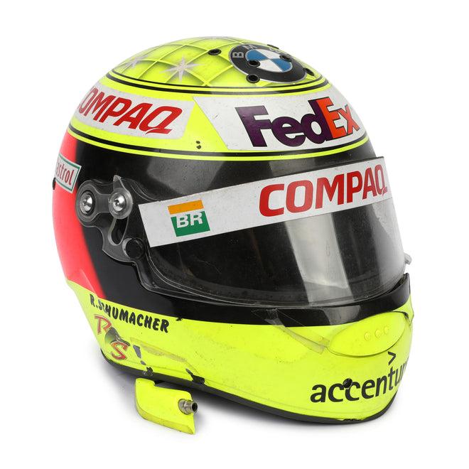 Season Launch LOT 416 - Ralf Schumacher 2001 Used Williams Helmet