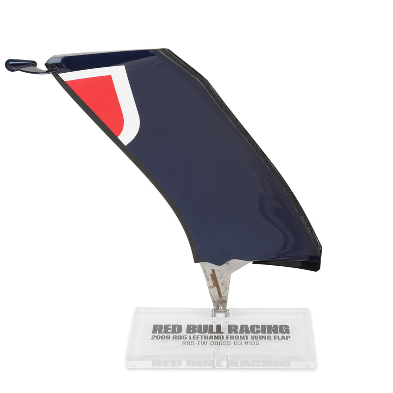 Red Bull 2009 RB5 Used Front Wing Flap on Display LH