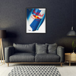 Red Bull Racing 2009 Grand Prix Used RB5 Lefthand Rear Wing Endplate - Red Bull Branding