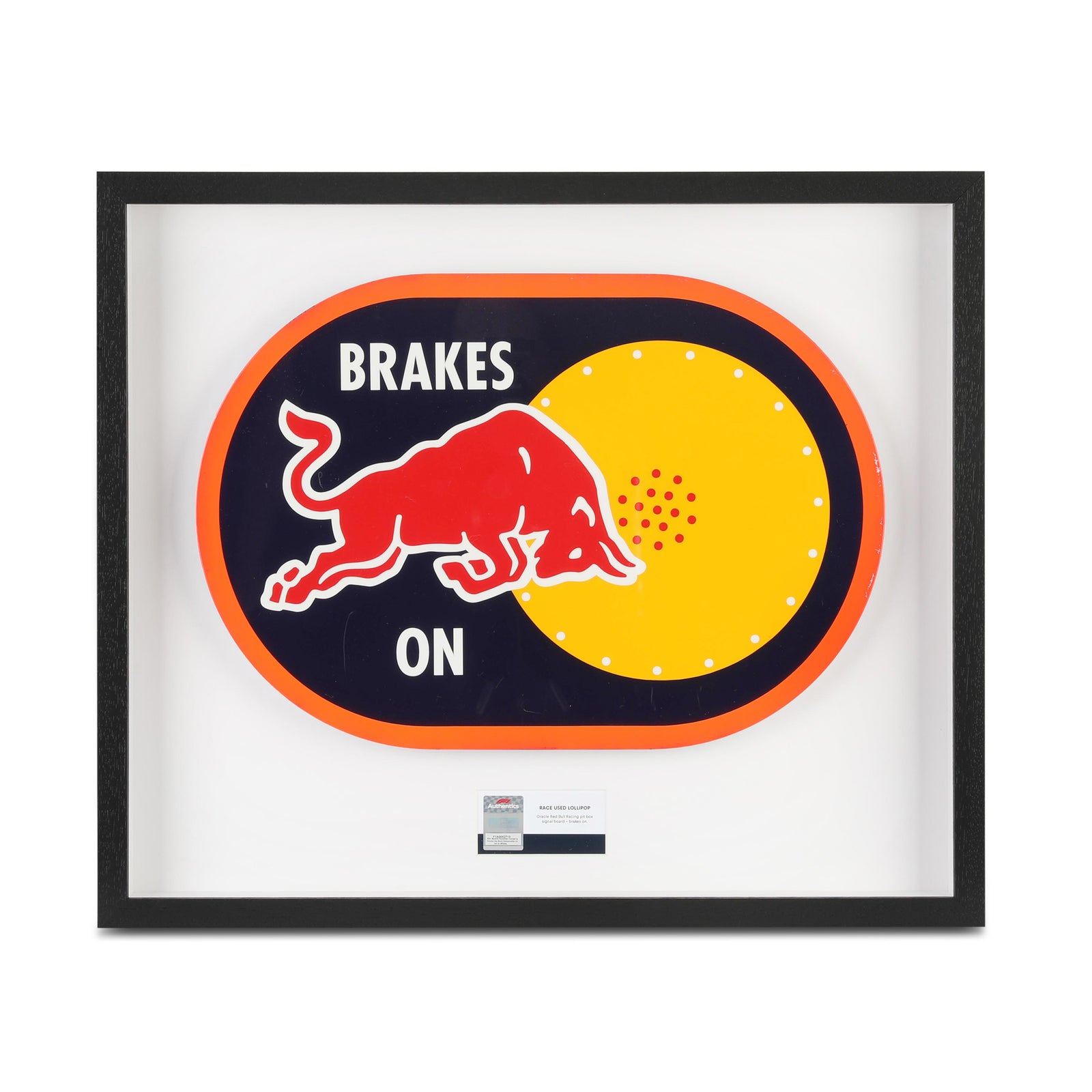 LOT 007 - Oracle Red Bull Pit Box Signal Board