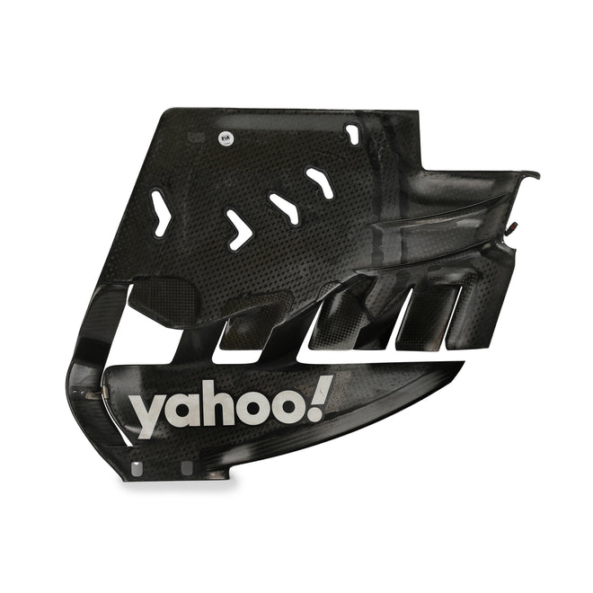 LOT 030 - Renault R.S.19 2019 Race Used Left Hand Rear Wing Endplate - Black EuroDataCar Branding