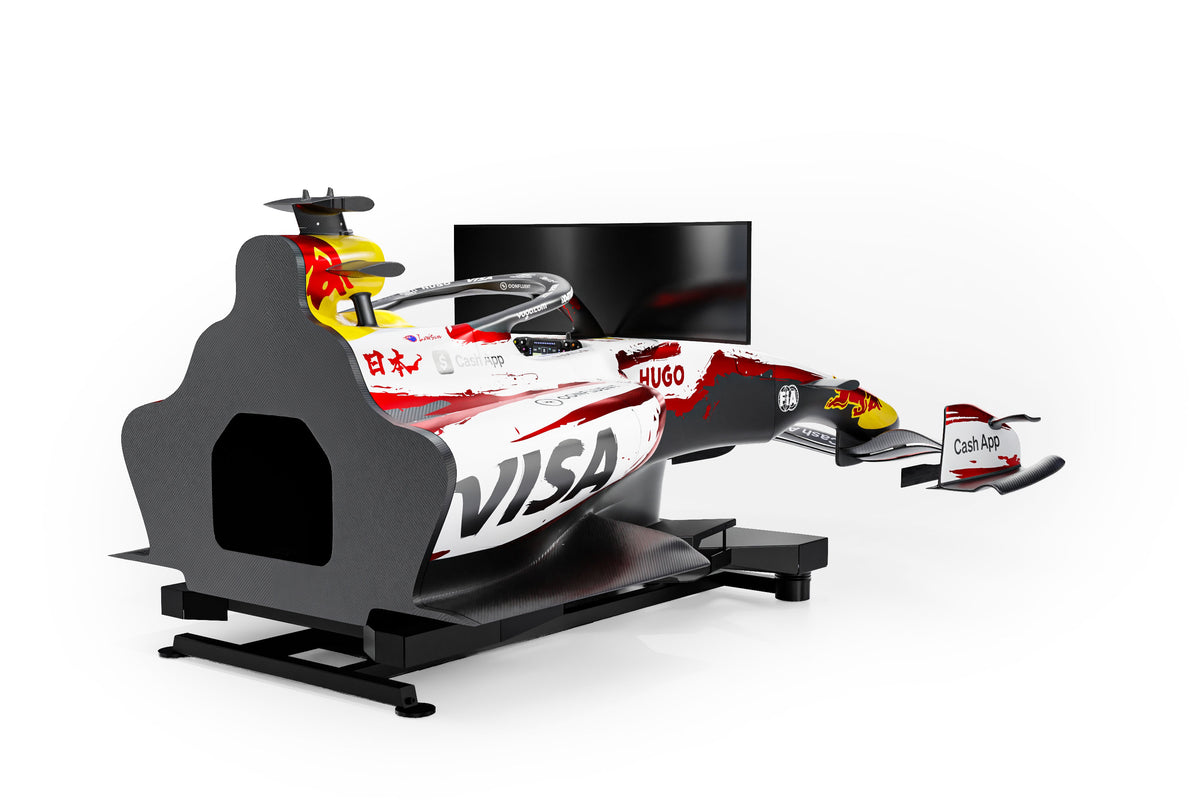 Visa Cash App Racing Bulls simulator 2026 Japanese GP Edition advanced racing cockpit immersive setup