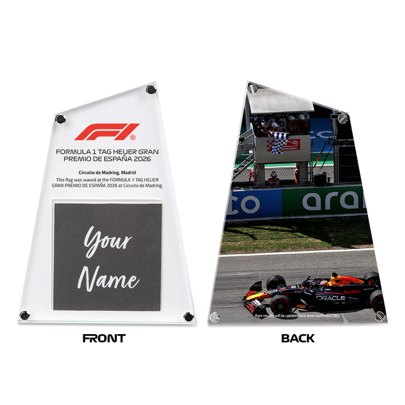 Spanish GP 2026 - Personalised F1® Flag