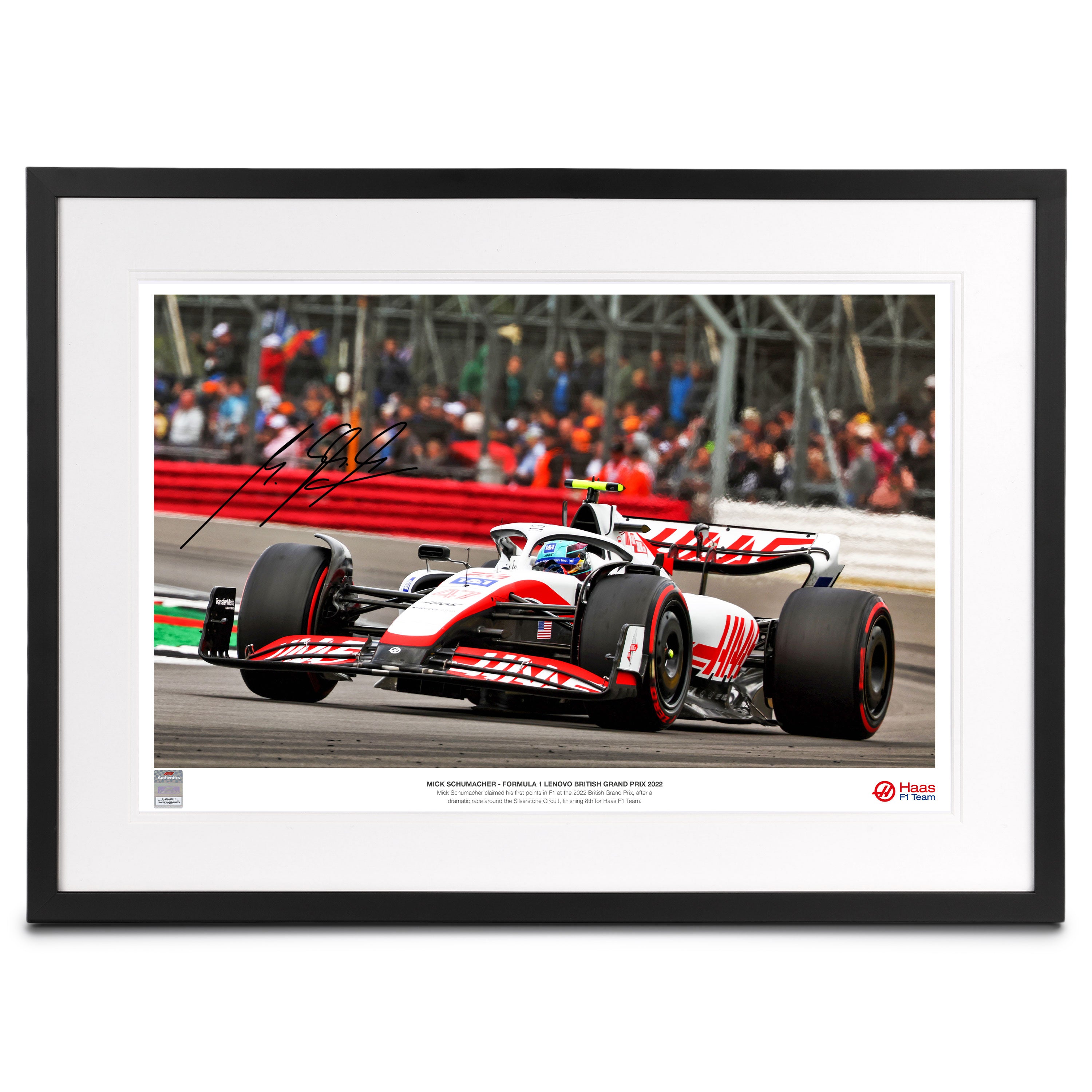 Mick Schumacher 2022 Signed Photo – British GP