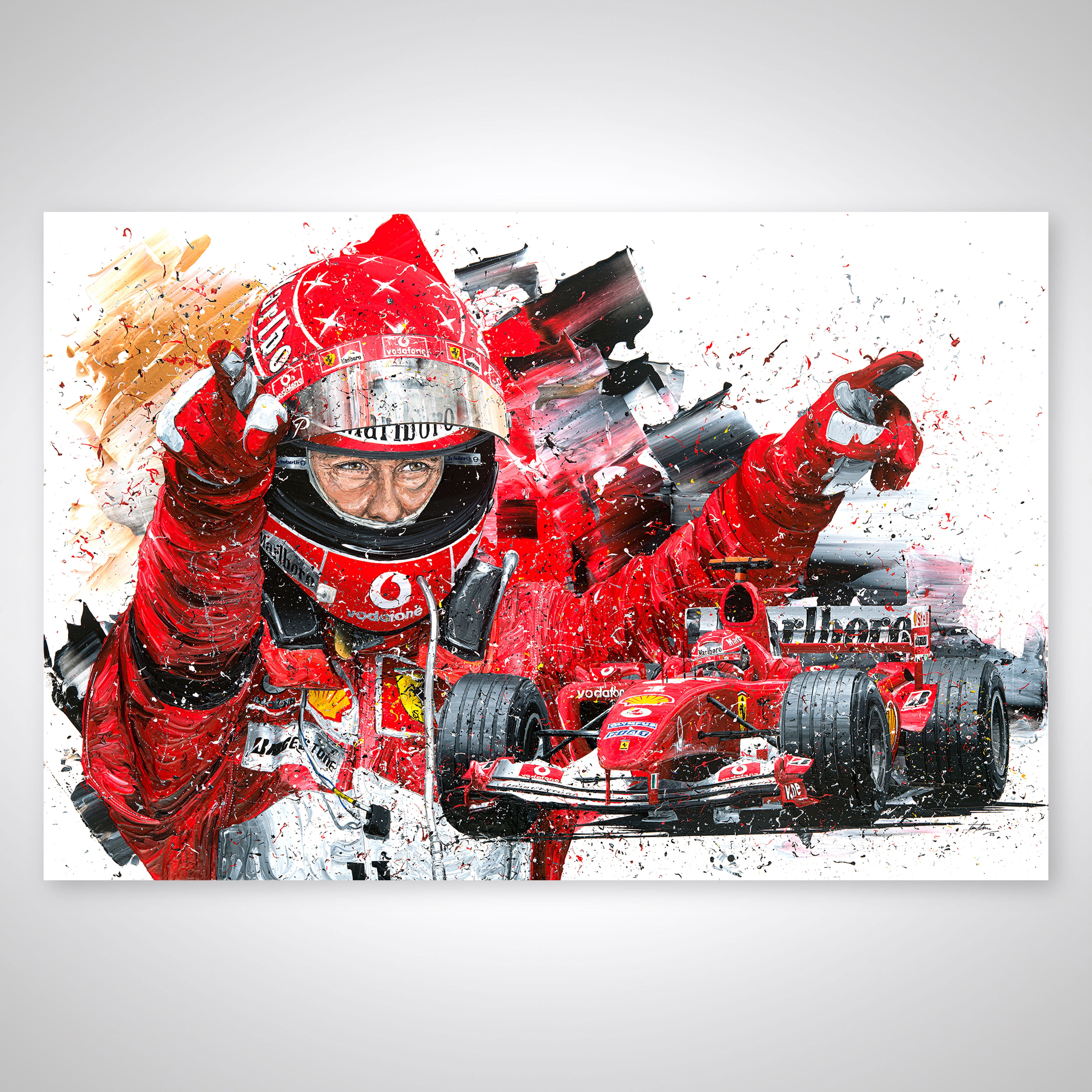 Michael Schumacher 2004 Giclee Print – David Johnson