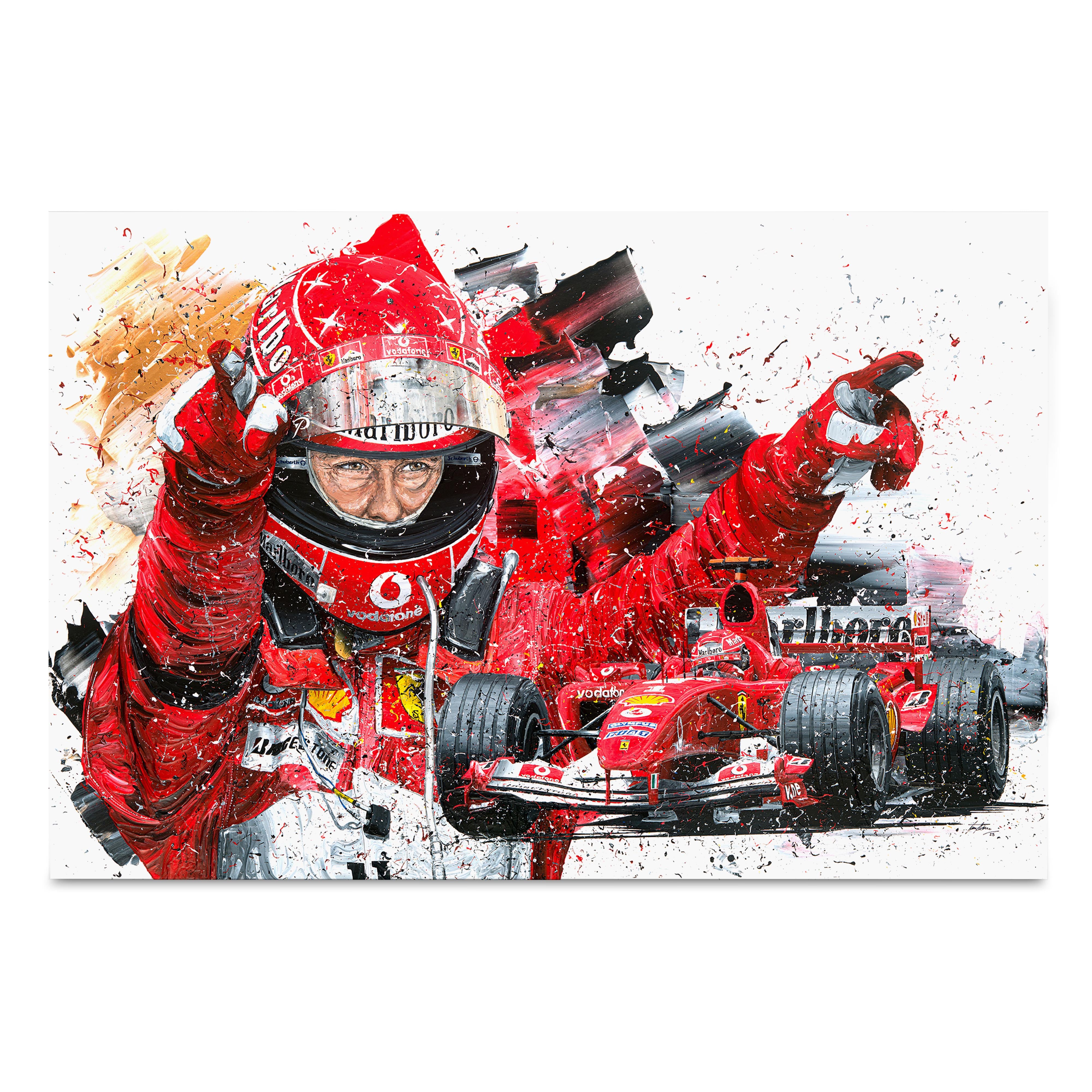 Michael Schumacher 2004 Giclee Print – David Johnson