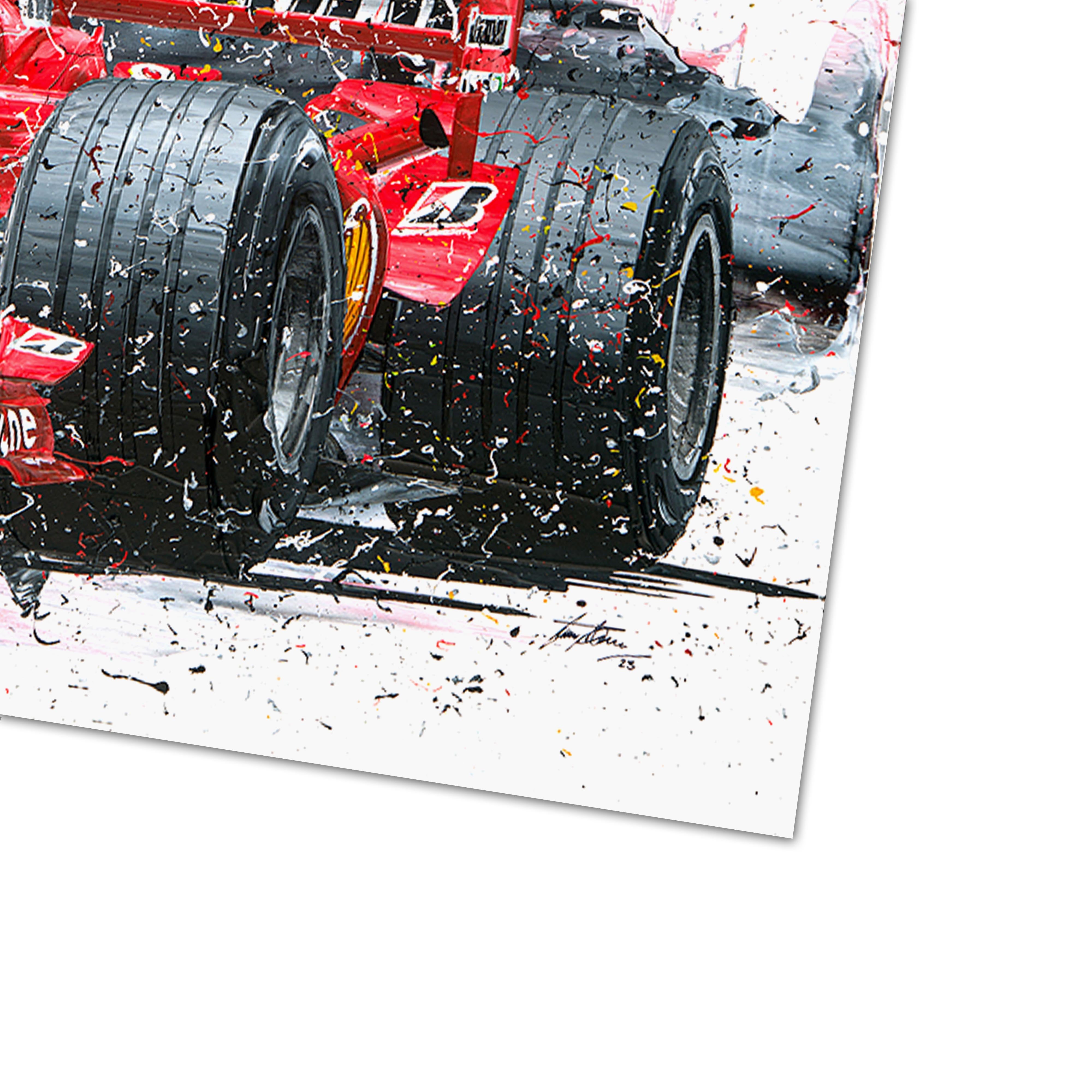 Michael Schumacher 2004 Giclee Print – David Johnson