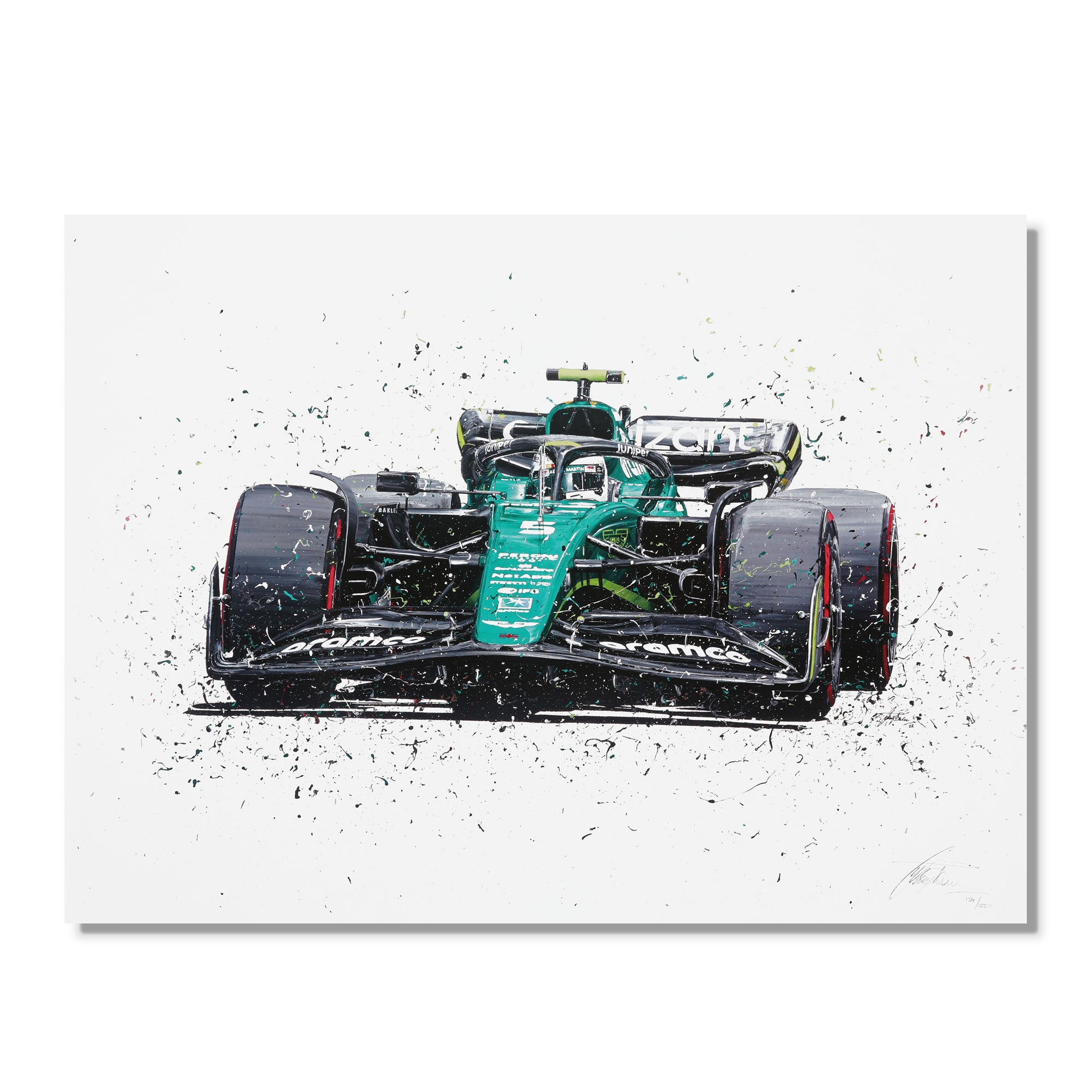 Sebastian Vettel 2022 Edition Print - David Johnson