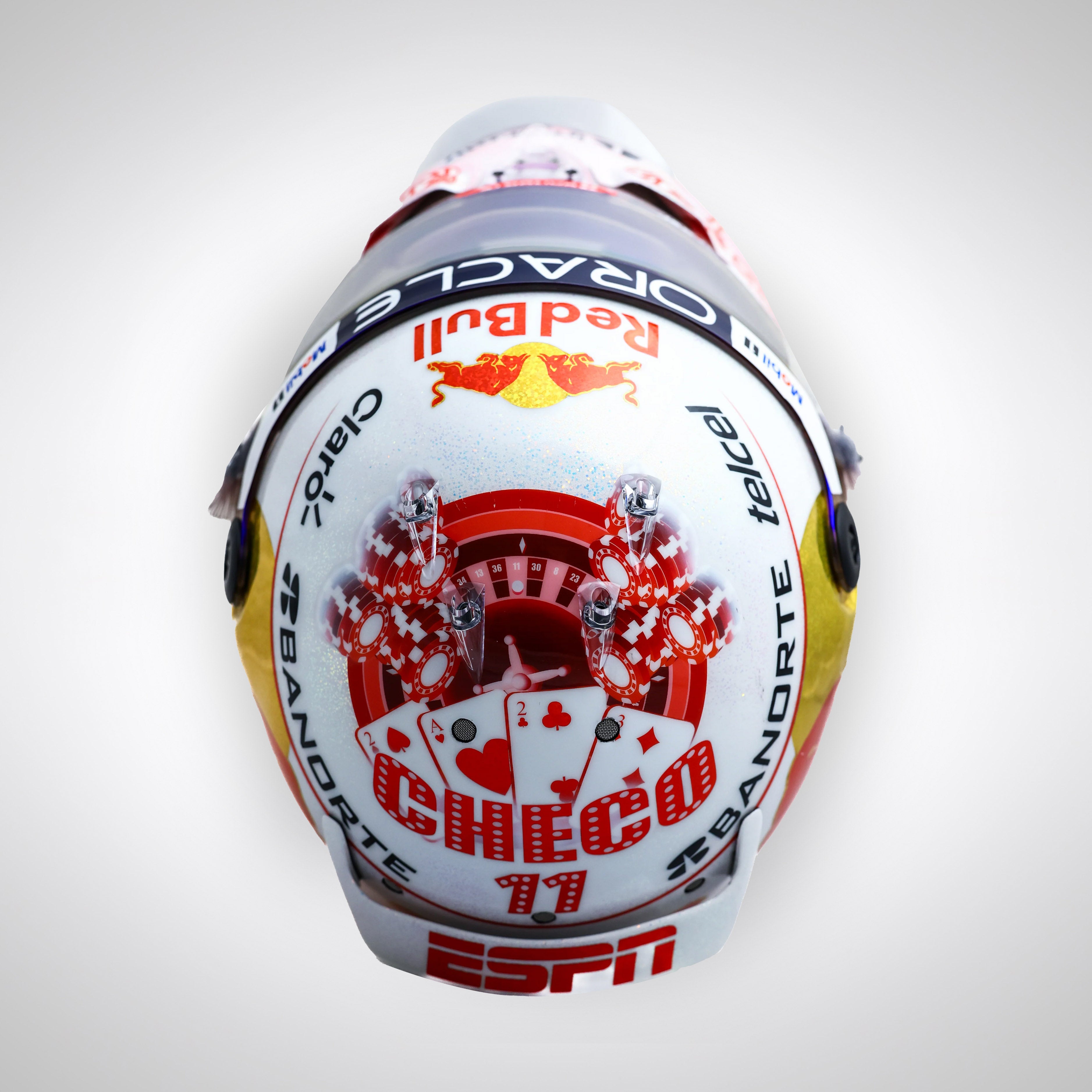 Sergio Pérez 2023 1:2 Scale Helmet - Las Vegas GP