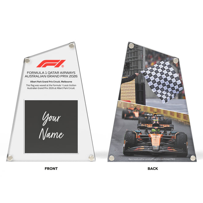 Own the Chequered Flag - 2026 Australian Grand Prix