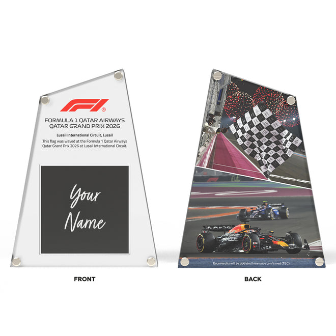 Own the Chequered Flag - 2026 Qatar Grand Prix