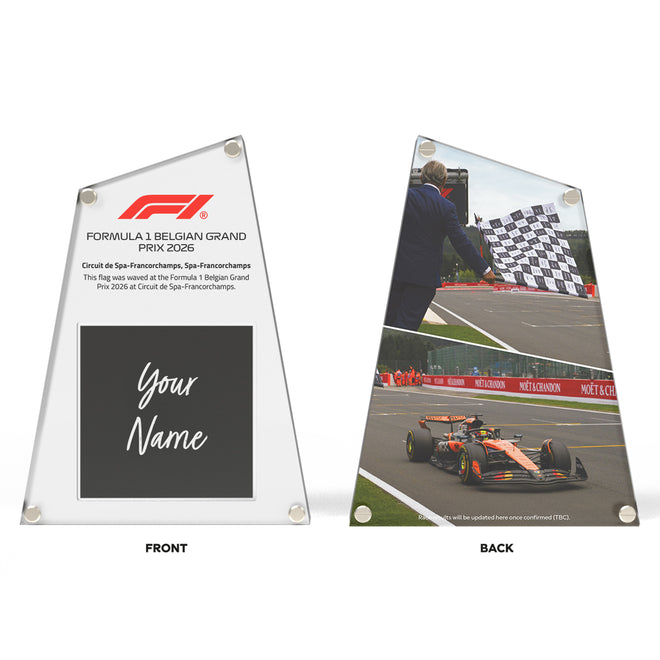 Own the Chequered Flag - 2026 Belgian Grand Prix
