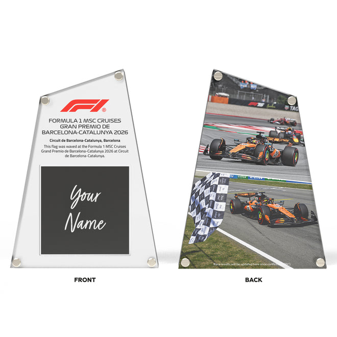 Own the Chequered Flag - 2026 Barcelona-Catalunya Grand Prix