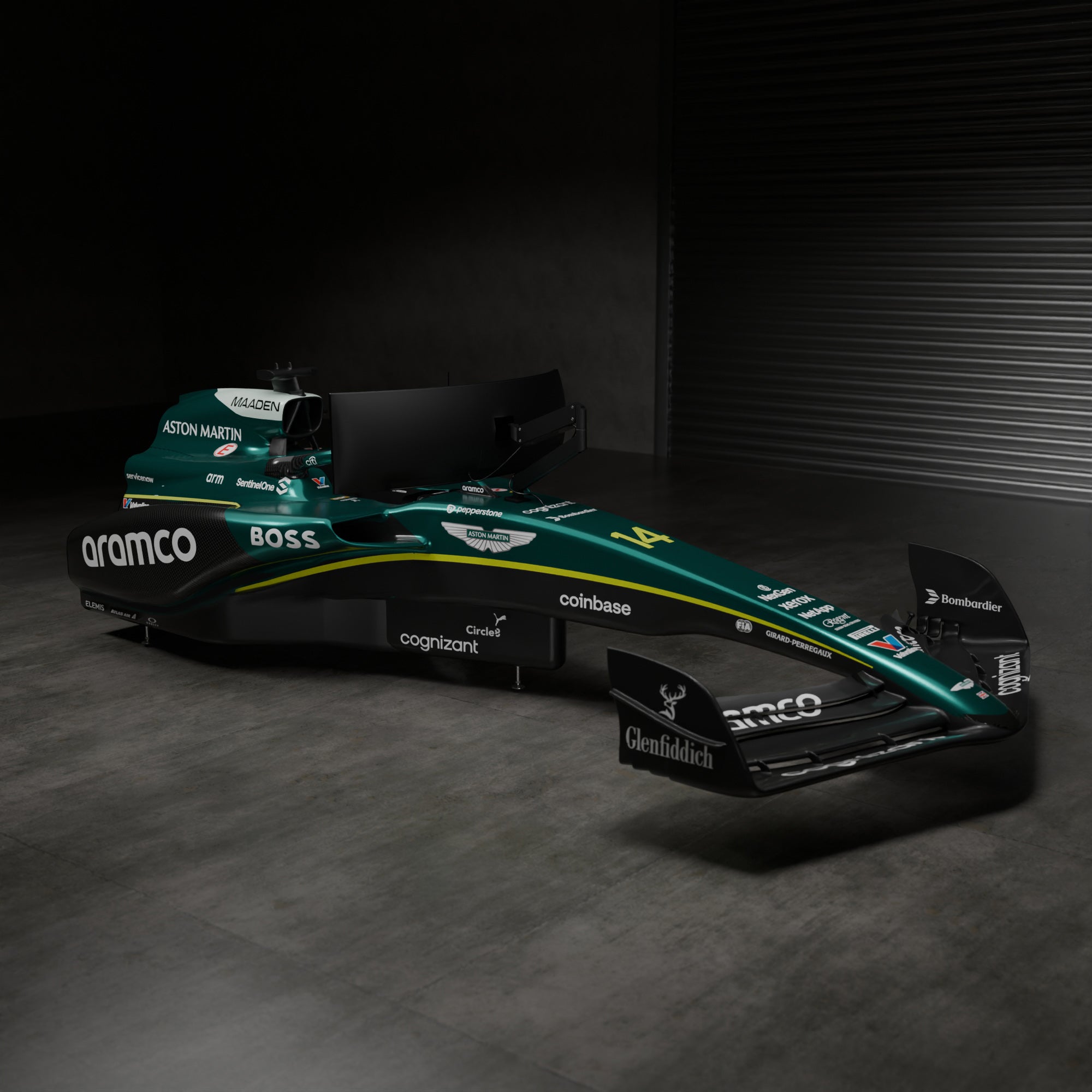200台限定 Aston Martin AMR 22 #5 S.Vettel 1/18 Spark 2022 Formula 1 Aston Martin AMR22 No.5 Aston