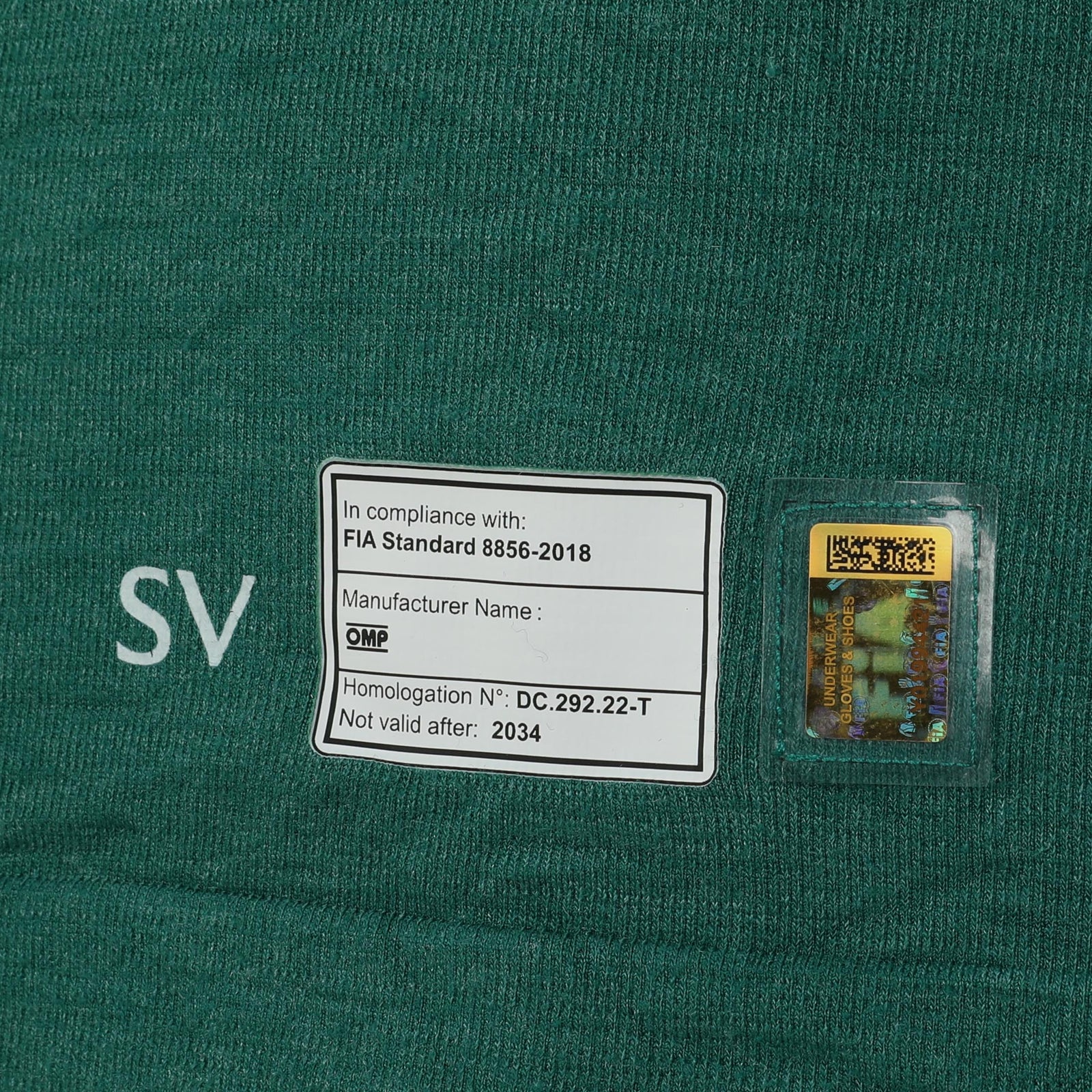 Stoffel Vandoorne 2024 Season used Aston Martin Aramco Formula One Team Nomex