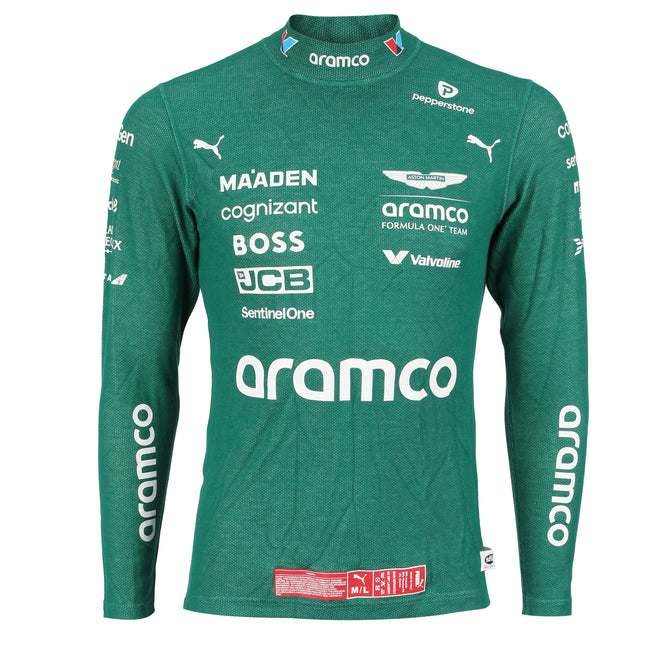 LOT 222 - Stoffel Vandoorne Unsigned 2025 Aston Martin Aramco Formula One Team Nomex