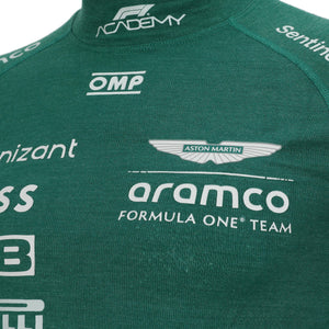 LOT 030 - Tina Hausmann Un-Signed 2024 Season Prema Racing Aston Martin F1 Academy Race Used Nomex - Green