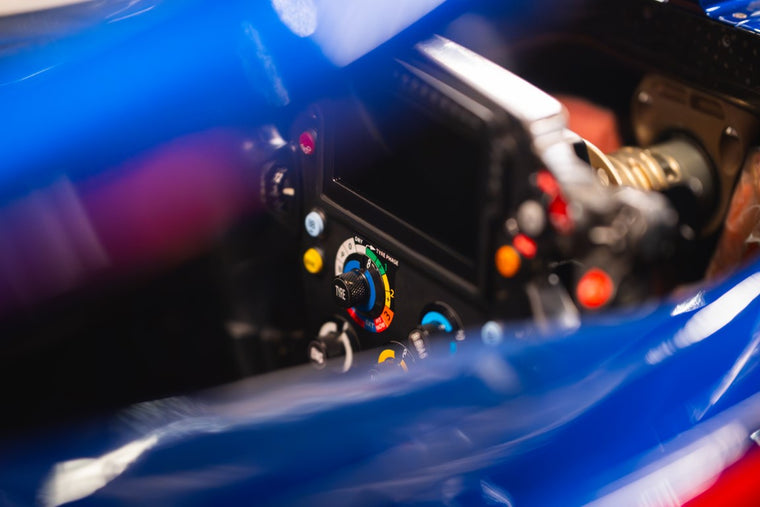 2019 Toro Rosso STR14-04 P2 finishing authentic rolling chassis, Formula 1 engineering memorabilia for enthusiasts