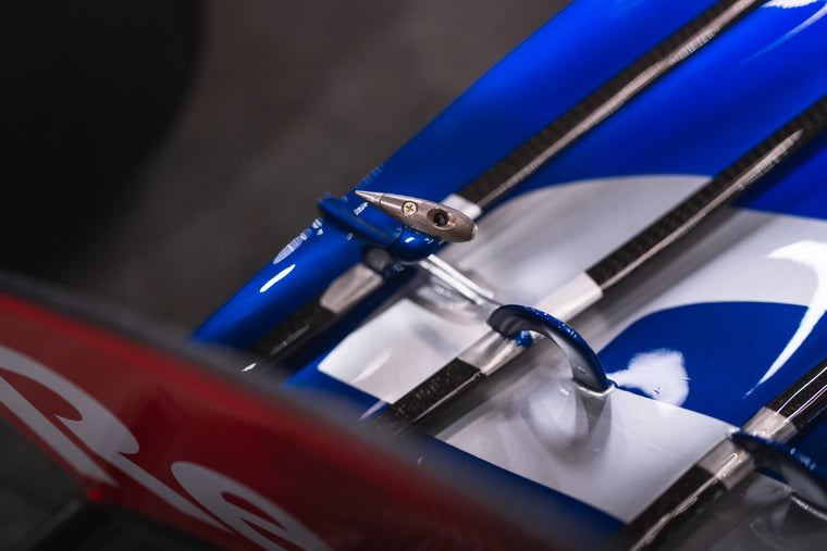 Toro Rosso STR14-04 authentic 2019 rolling chassis with P2 finishing, premium Formula 1 collector display