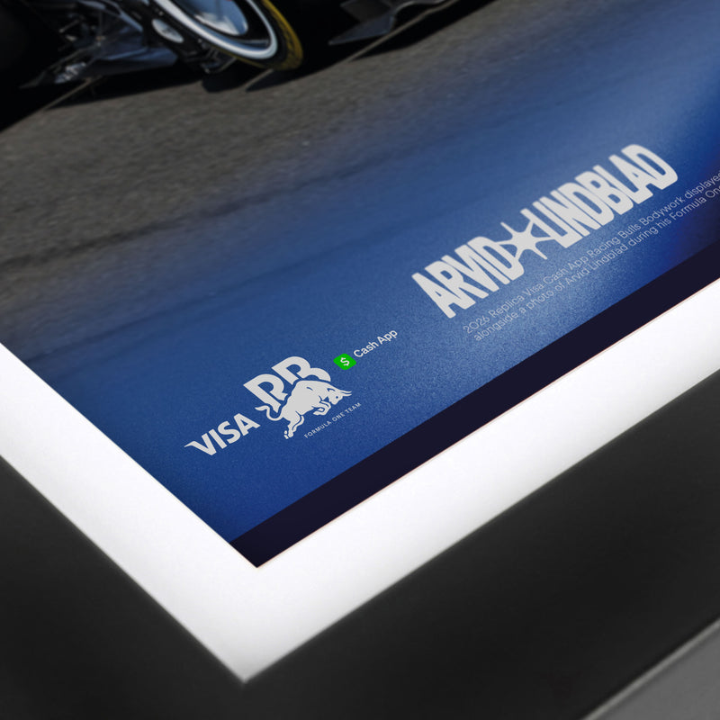 Arvid Lindblad 2026 Visa Cash App Racing Bulls F1 Team Replica Bodywork & Photo