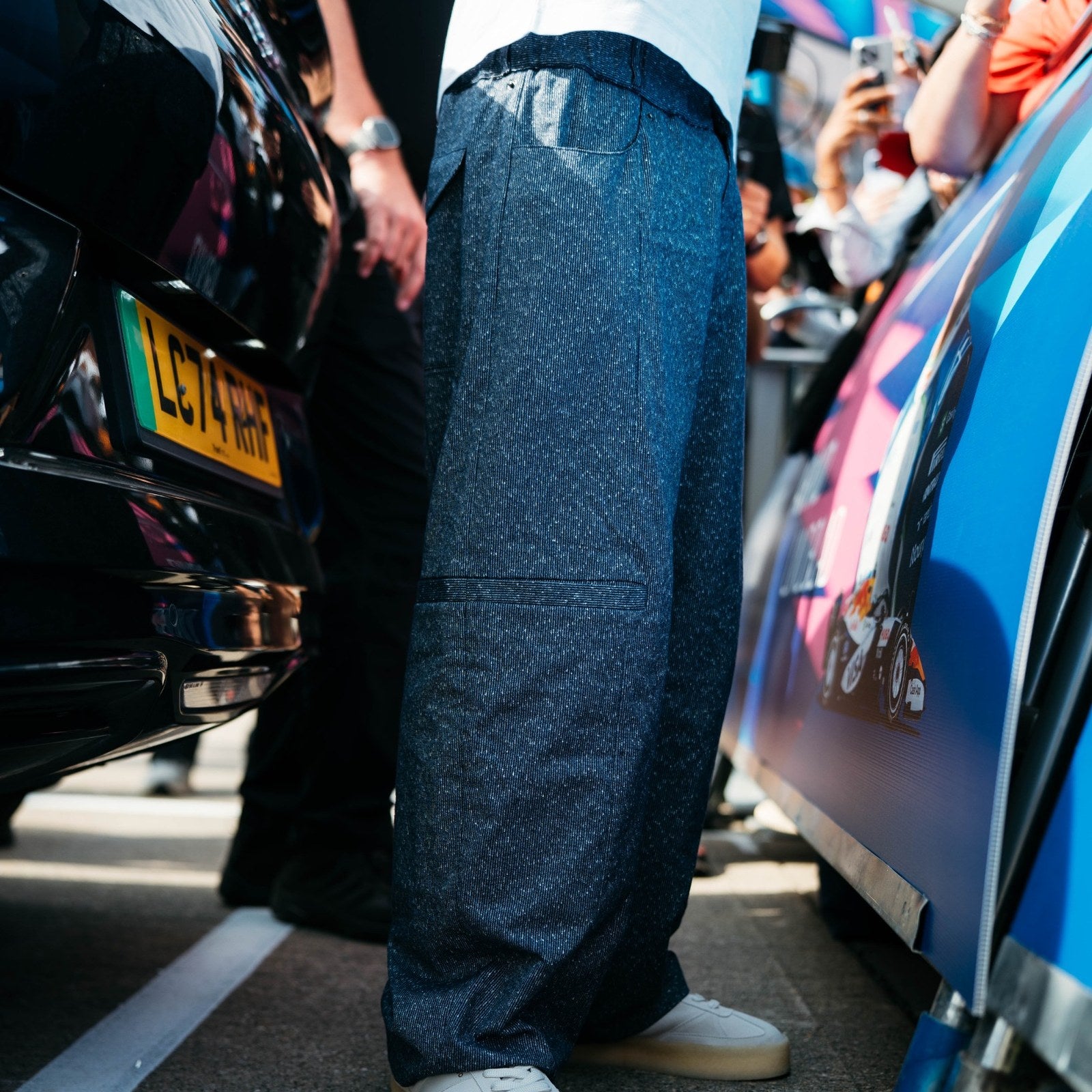 The Silverstone Auction LOT 024 - Arvid Lindblad Custom HUGO x VCARB Outfit by Oliver Kearney – Silverstone GP