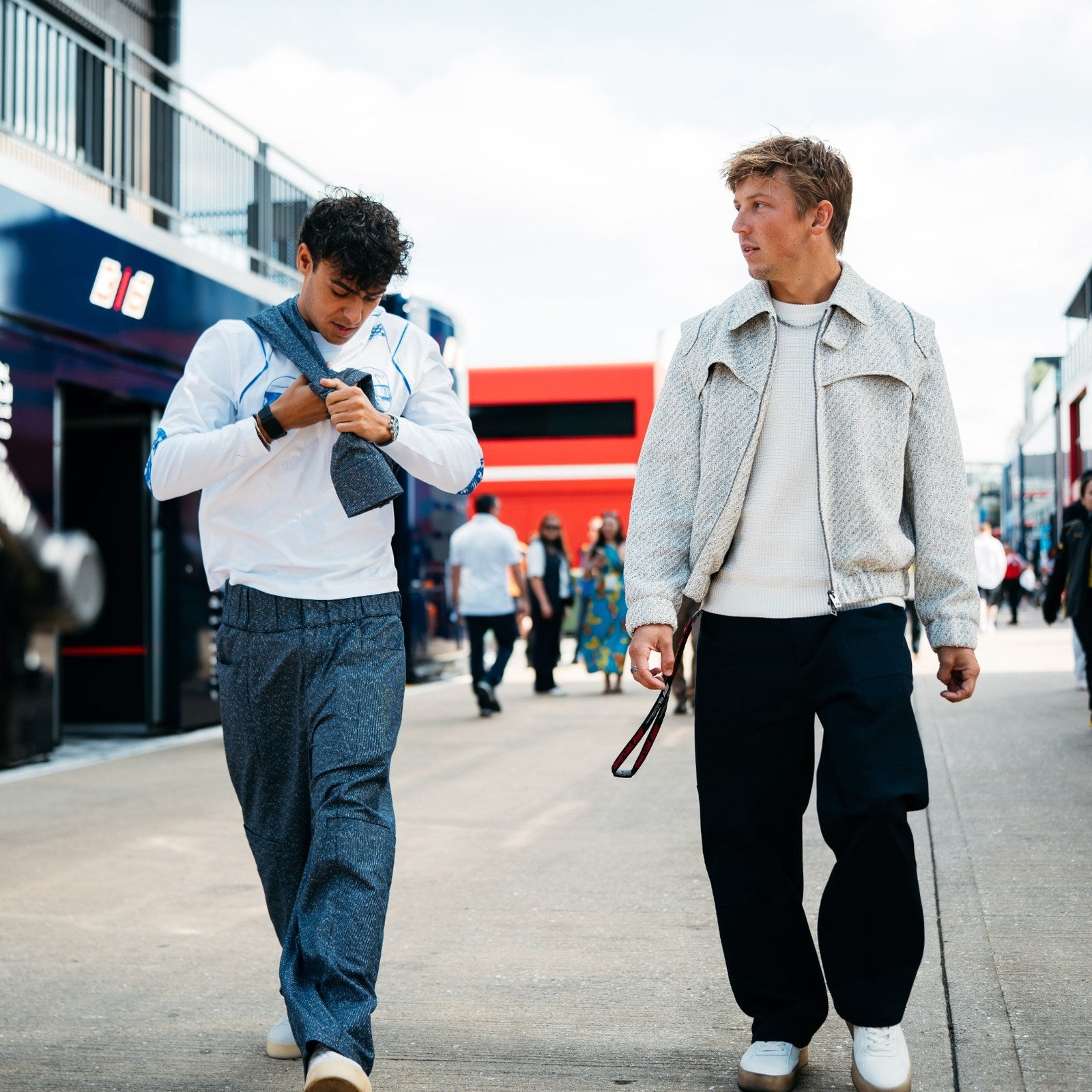 The Silverstone Auction LOT 024 - Arvid Lindblad Custom HUGO x VCARB Outfit by Oliver Kearney – Silverstone GP