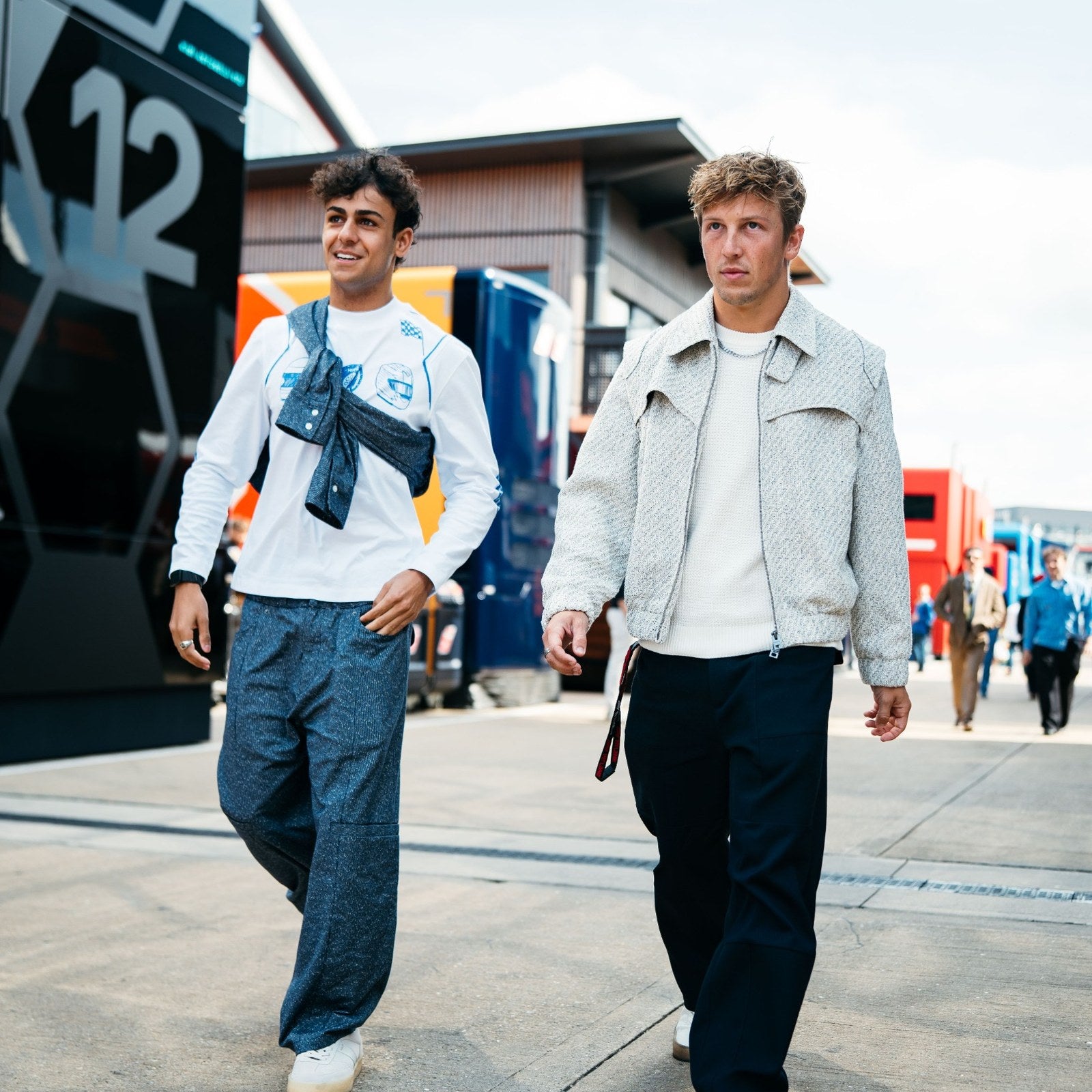 The Silverstone Auction LOT 024 - Arvid Lindblad Custom HUGO x VCARB Outfit by Oliver Kearney – Silverstone GP