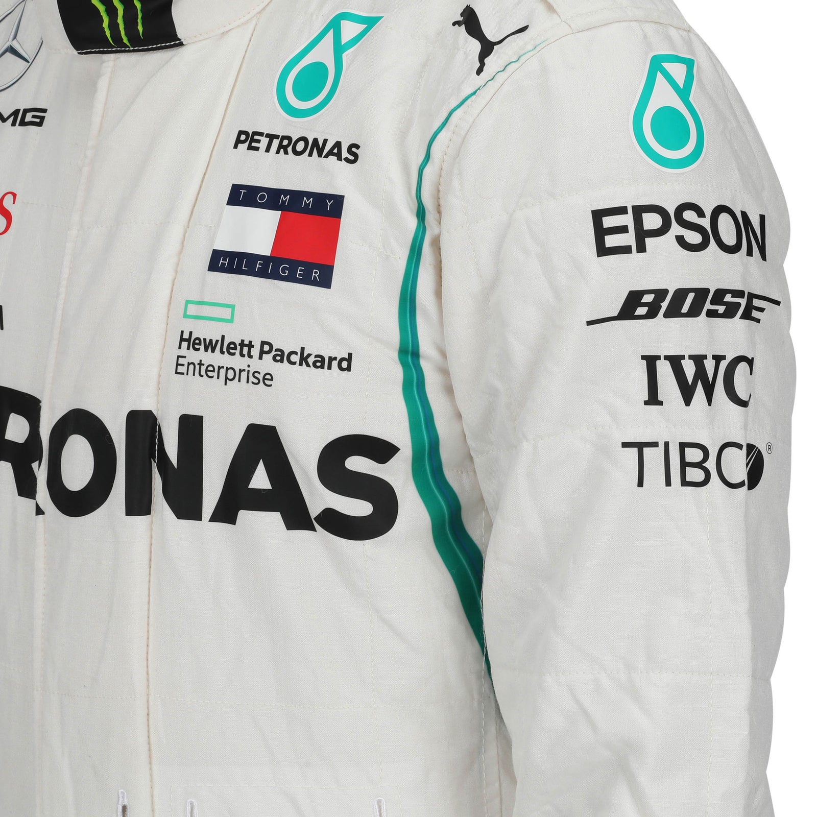 Valtteri Bottas 2018 Race Weekend Used Mercedes-AMG Petronas F1 Team Race Suit - Abu Dhabi