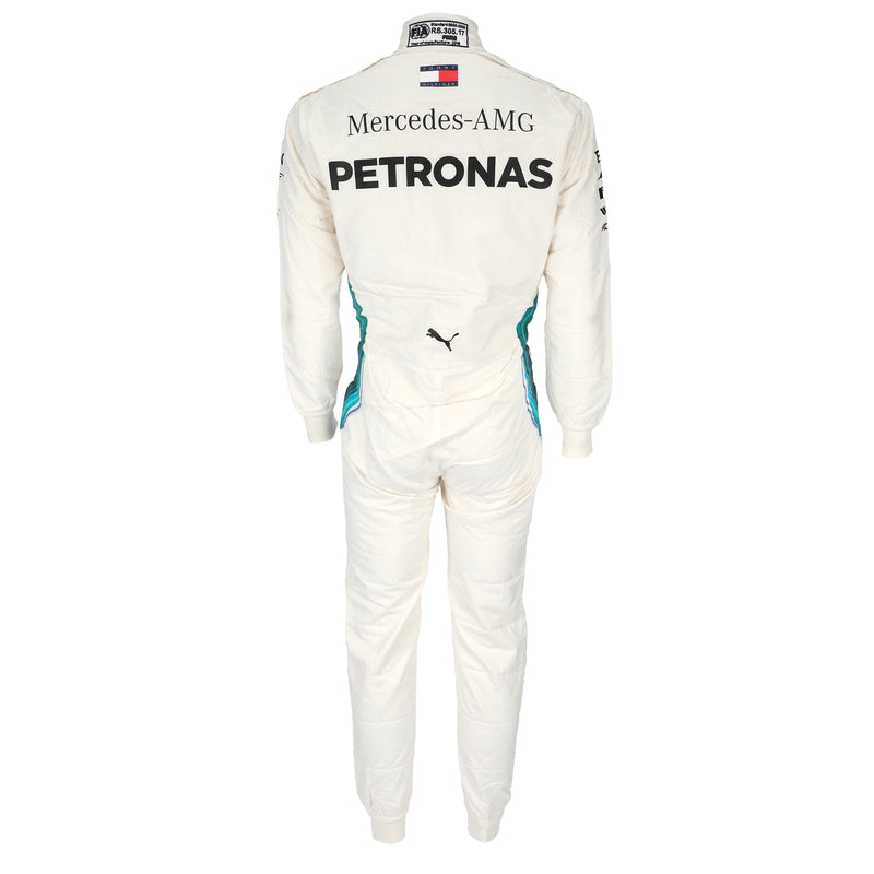Mercedes Formula 1 Team Valtteri Bottas 2018 Brazilian Grand Prix race suit collector display