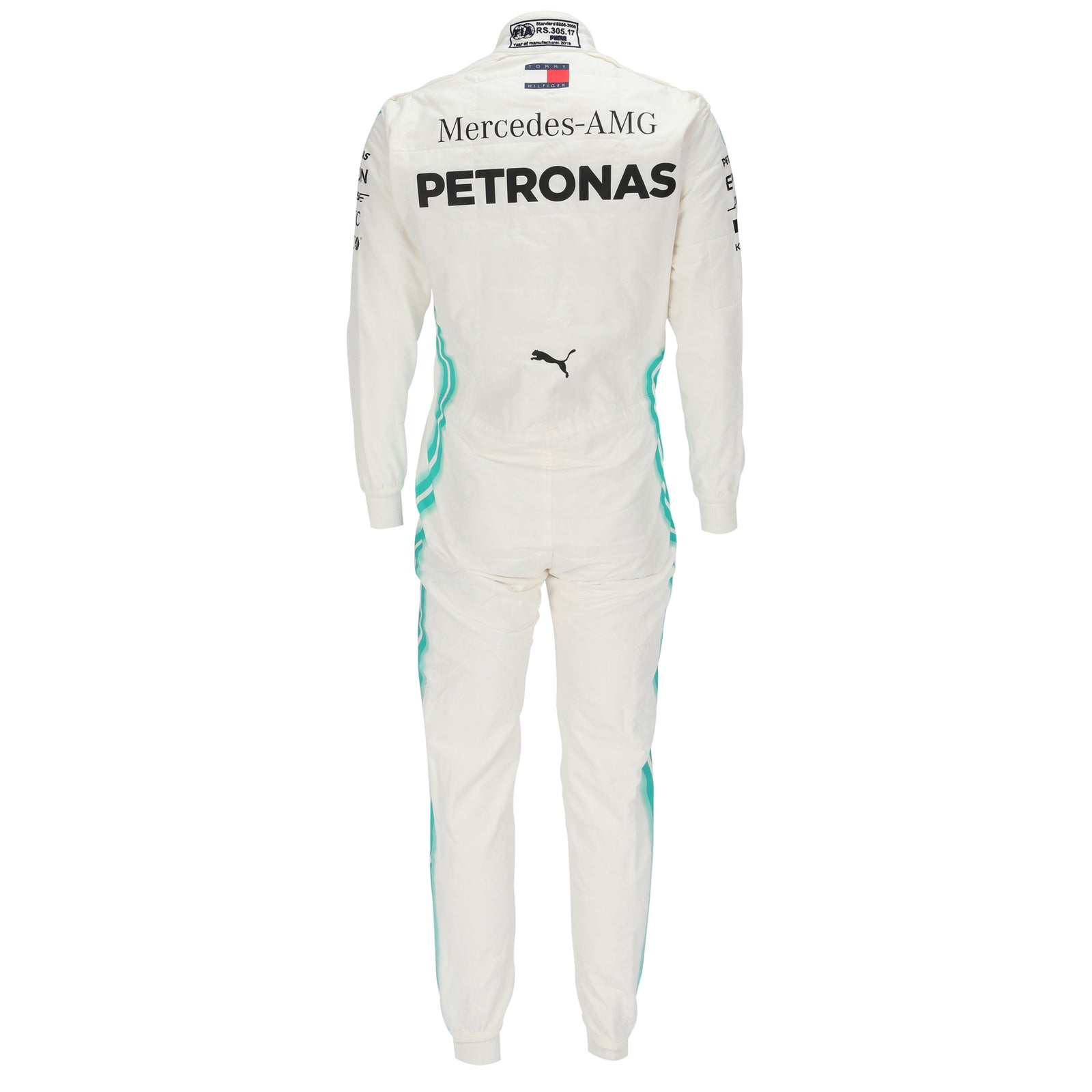 Auction LOT 063 - Valtteri Bottas Mercedes AMG Petronas 2019 Race Suit - Spanish GP