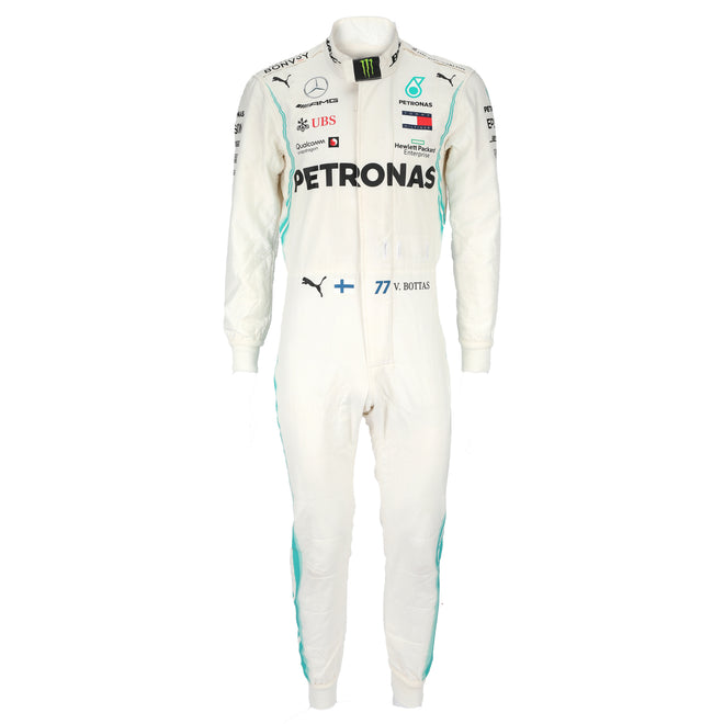 Mercedes AMG Petronas F1 Team race suit Valtteri Bottas 2019 Azerbaijan GP motorsport memorabilia
