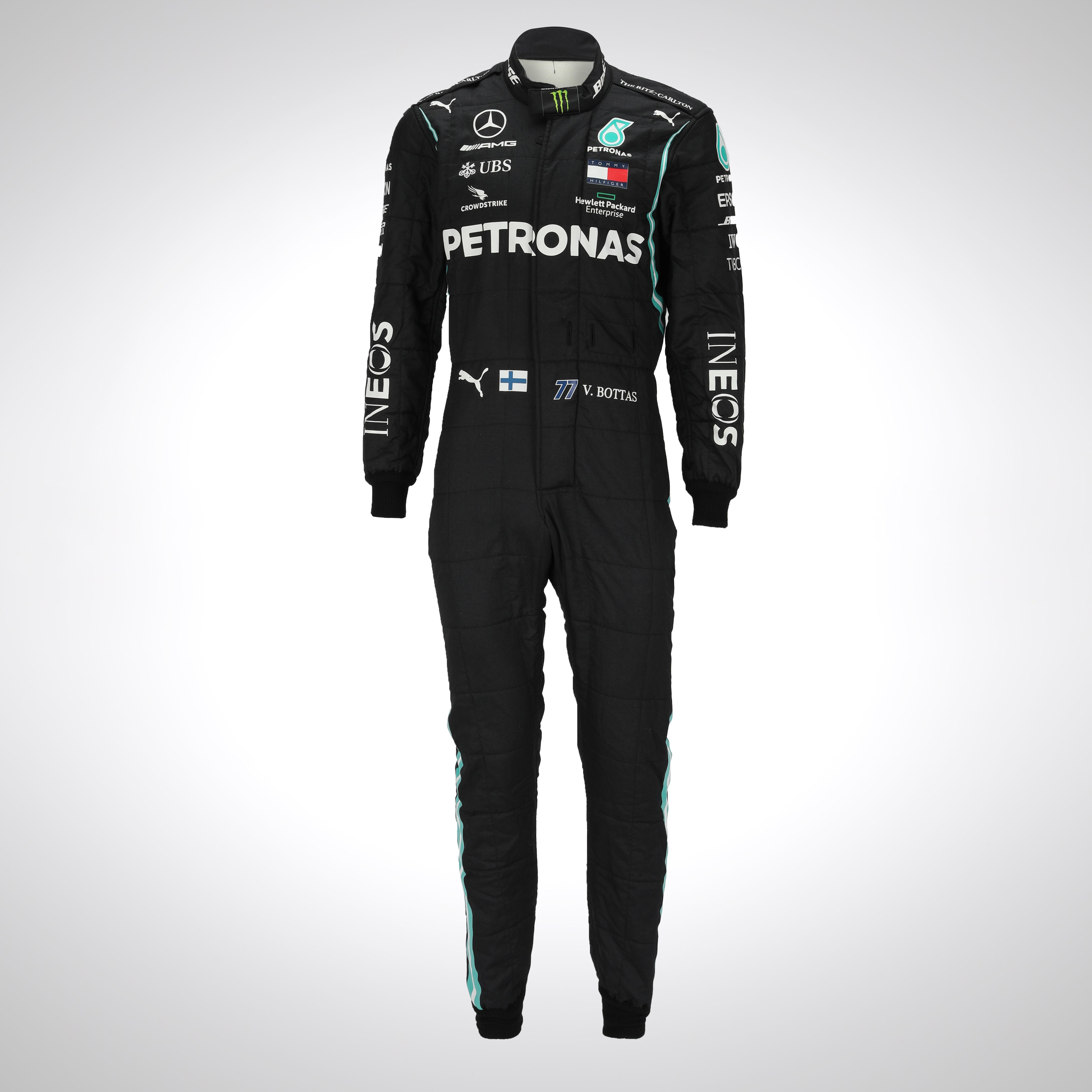 Valtteri Bottas 2020 Mercedes-AMG Petronas F1 Team Grand Prix Used Suit - Austrian GP
