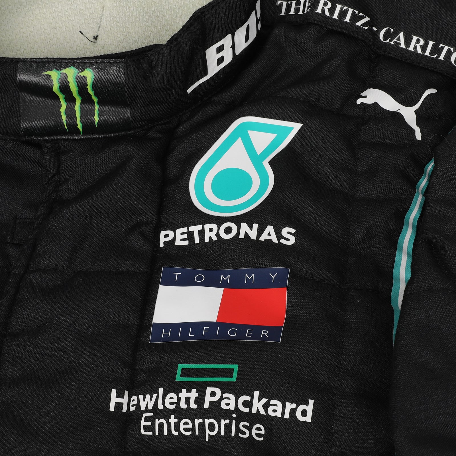 The Silverstone Auction LOT 006 - Valtteri Bottas 2020 Race Weekend Used Suit - 70th Anniversary GP