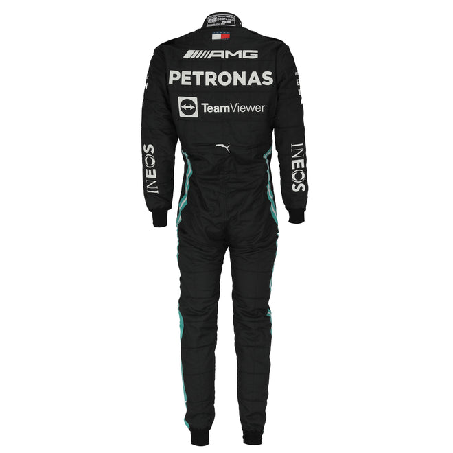 Mercedes Formula 1 Team Valtteri Bottas 2021 season used race suit collector display item