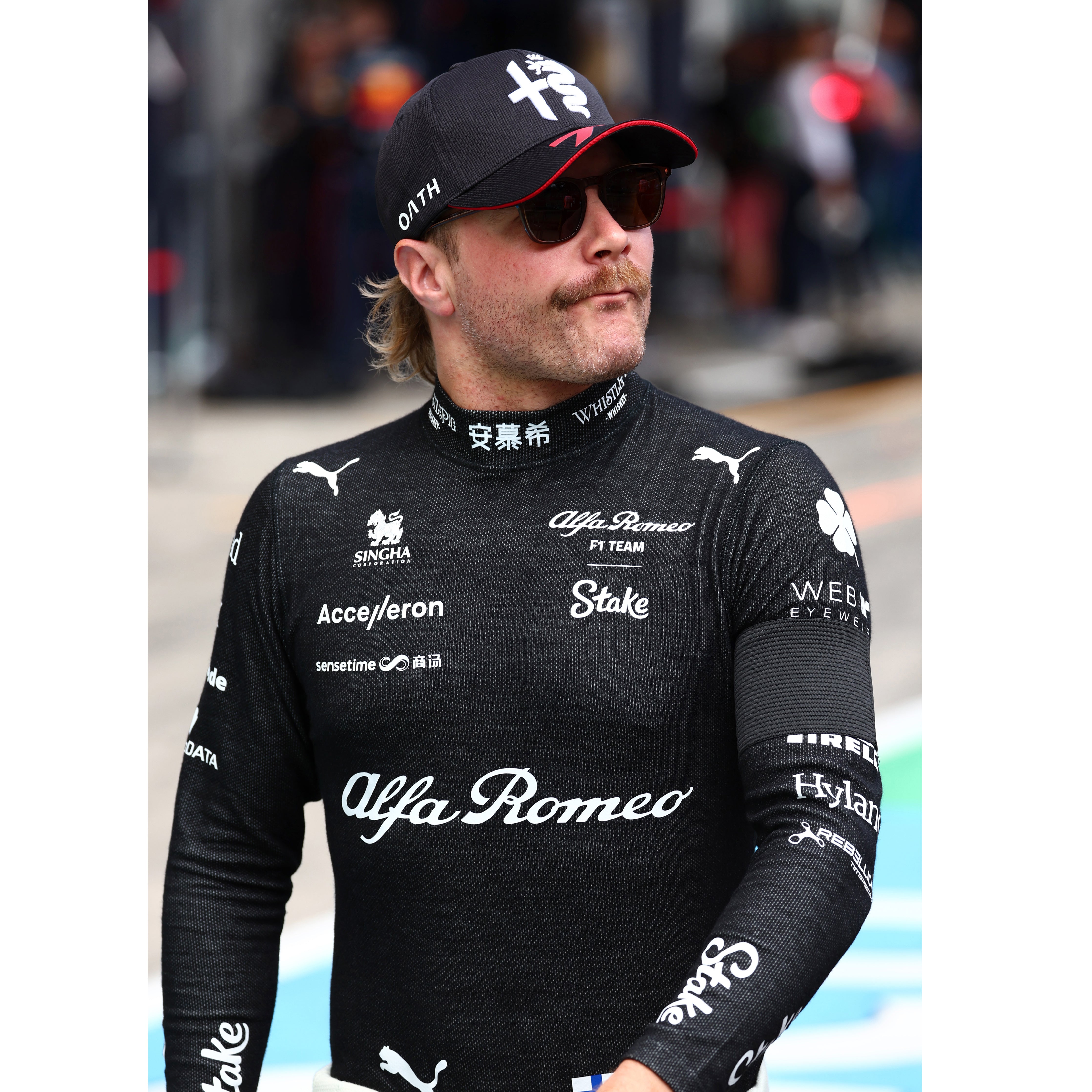 Valtteri Bottas 2023 Signed Race Spec Alfa Romeo F1 Team Stake Nomex Top