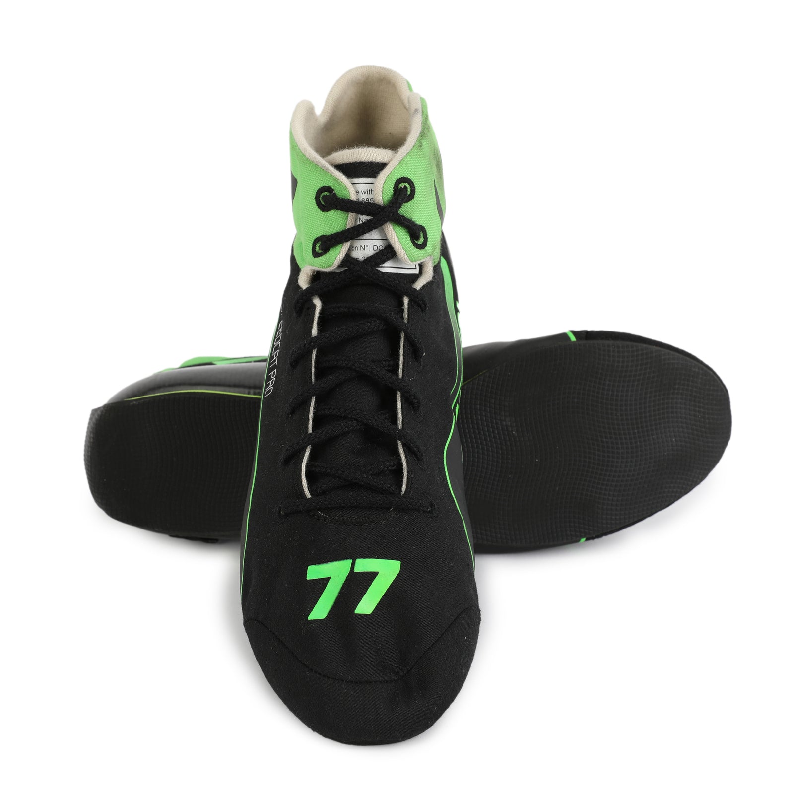 LOT 022 - Valtteri Bottas Signed Race Used Boots – 2024 Season Used