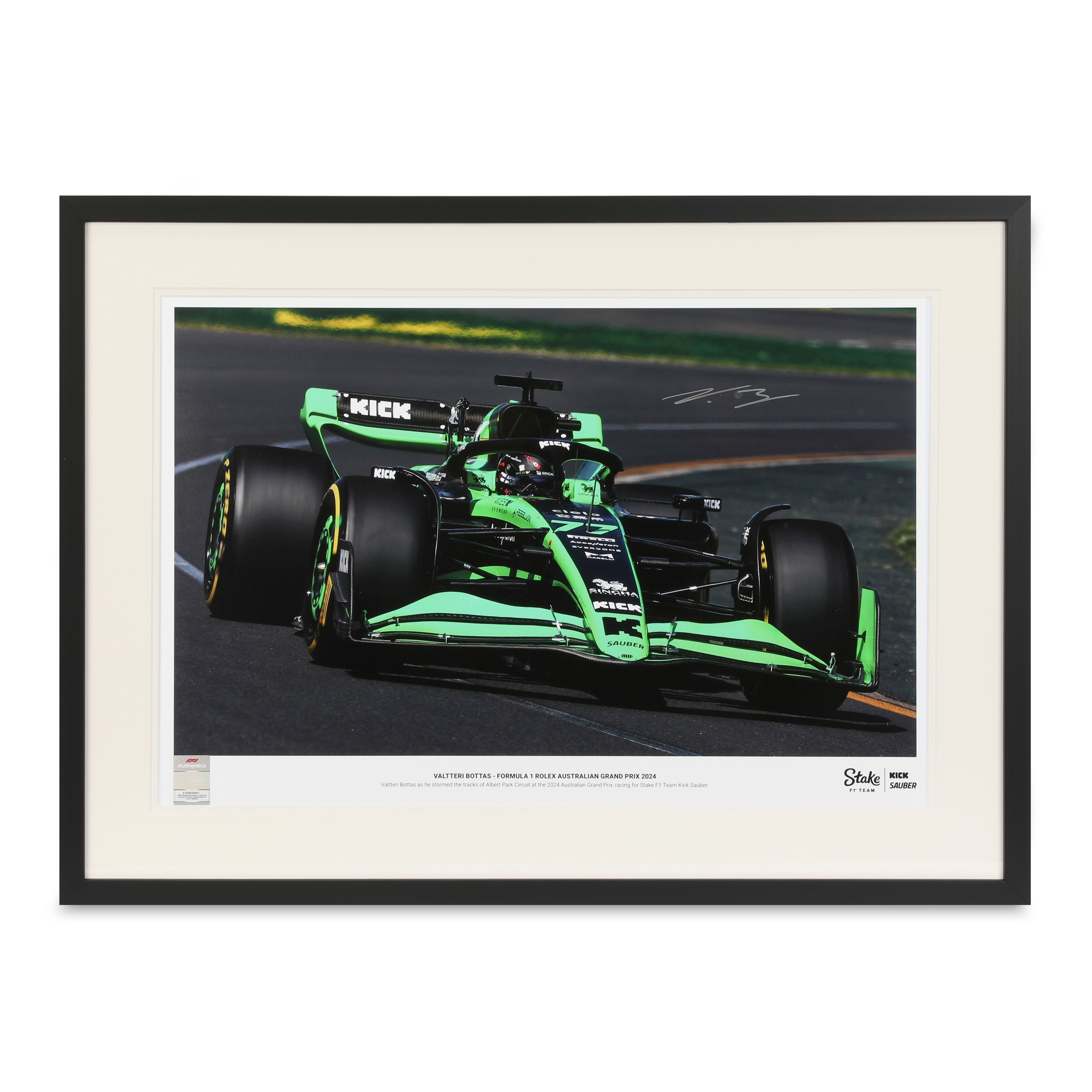 Valtteri Bottas 2024 Signed Photo – Australian GP